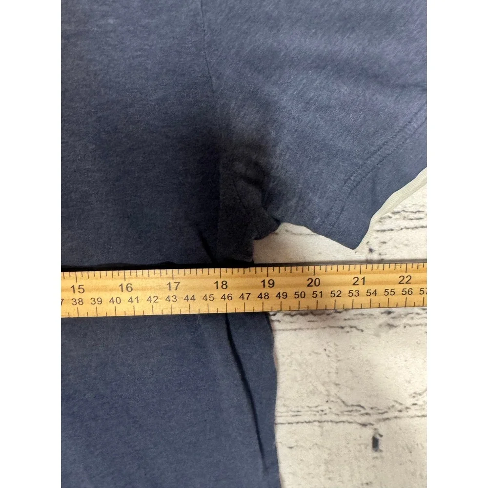 GUESS LOS ANGELES Men's Navy Blue V Neck Short Sleeve T Shirt Size‎ L - Picture 2 of 5